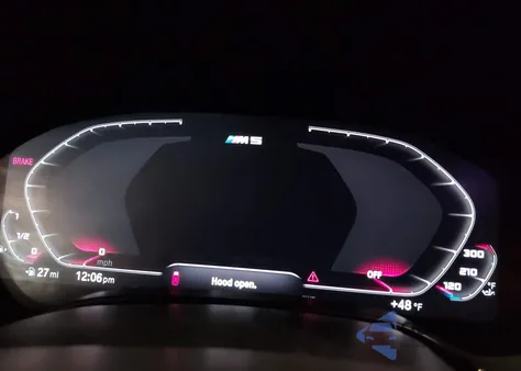 2021 BMW M5 z USA, uszkodzony, nr VIN WBS83CH07MCF93405